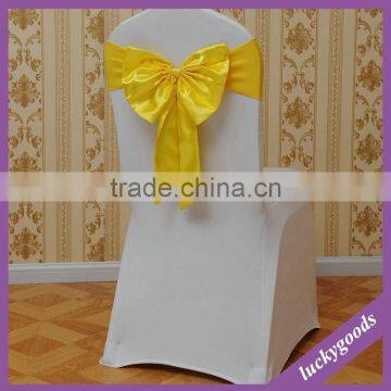 LGS031 Royal Blue Satin Chair Sash Wedding Chair Back Tie for Sale photo-4