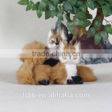 christmas furry small plush miniature squirrel
