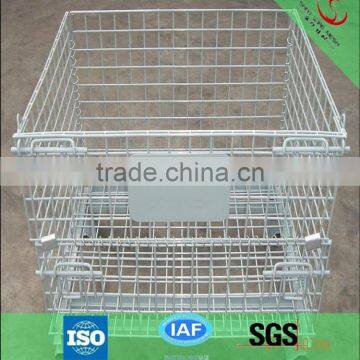 wire mesh container fold cage suppliers