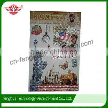 Top Quality New Fashion Hot Sale Mirror Glass Sticker