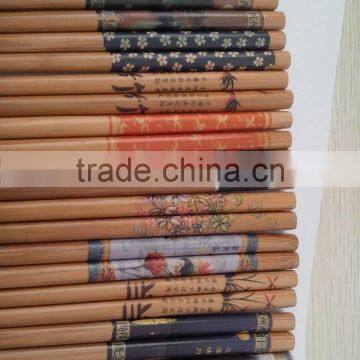 Good manufacturer promotion use various package reusable bamboo family chopsticks