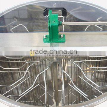 Stainless steel manual 8 frames honey processing machine and honey extractor for beekeeping