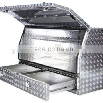 Aluminum Toolbox with Drawer for trucks