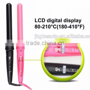 tourmaline ceramic 5 in 1 hair curling wand beauty salon tools as seen on tv