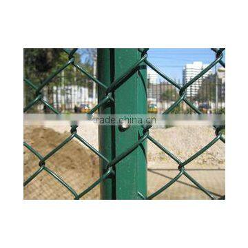 Alibaba.com Golden Supplier High Quality Perimeter fence/Chain Link Fence top barbed wire/cyclone fence