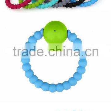 2016 Latest Design With Voice Silicone Baby Teether Ratttles Tooth Care Rattles photo-3