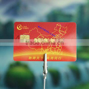 Blank Plastic Pvc Rewritable Memory IC Card With 5542 Chip photo-2