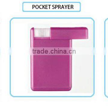 20ML Zipp design pocket perfume atomizer/credit card sprayer bottle sales