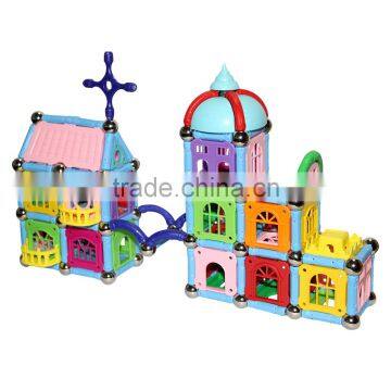 hot sale 2016 fashion wooden Magnetic Building Block for kids