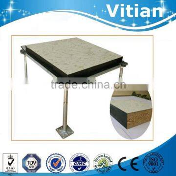 Vitian PVC lamination woodcore panel raised access floor for data center