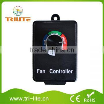 Hydroponics electric fan speed controller