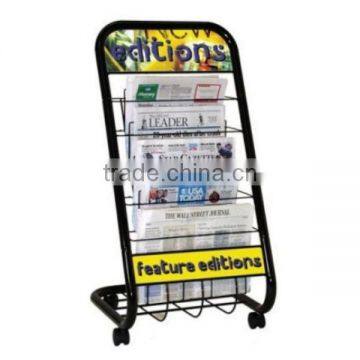 2015 New Multistep Newspaper Multi-tier Rack photo-3