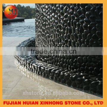 Polished Black River Stone Pebble photo-2