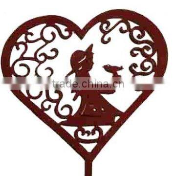 Christmas Decoration Handmade Beautiful Metal Heart