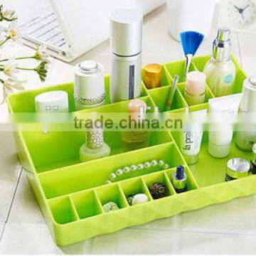 Wholesale Stock Small Order Desktop 15 Lattices Cosmetic Plastic Storage Box photo-3