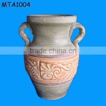 indoor terracotta amphora flowerpot