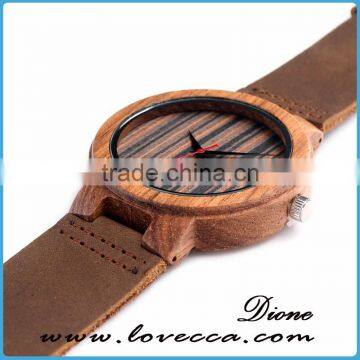 Top Brand Wooden Wrist Watch Bamboo Wood Watch Case photo-3