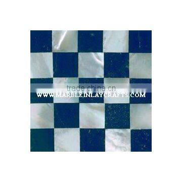 Mother Of Pearl Tile, MOP Chess Design Tile