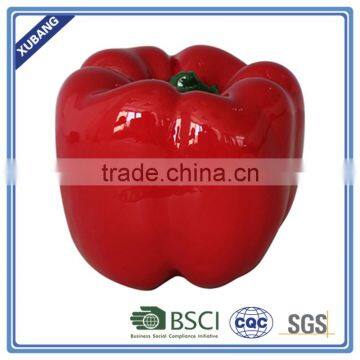 Poly Resin Red Square Apple Home Docer photo-4