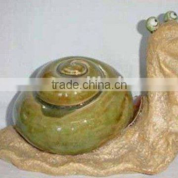 Ceramic snail, garden decoration,outdoor ornament