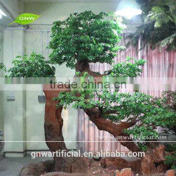 BTR020 GNW Plastic Large Artificial Decorative Tree Bent Trunk Banyan Tree