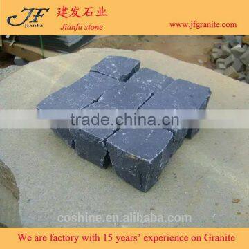 zhangpu black basalt granite paving stone