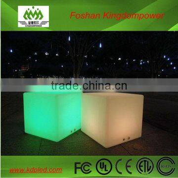 Rechargeable colorful LED light cube