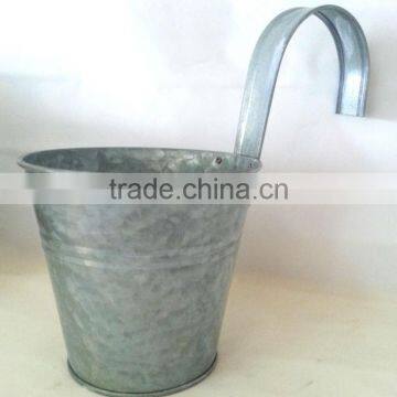 Vintage Zinc Hanging Metal Balcony Flower Pot Flower Pot for Balcony