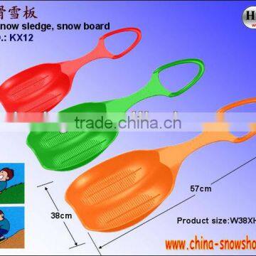 strong plastic children ski sledge (KX12)