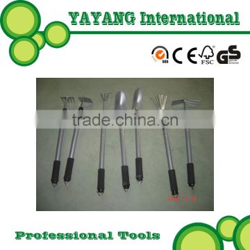 Long handle gardening tools set