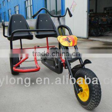 Latest adult double seats pedal car with adjustale seat FTF150AB