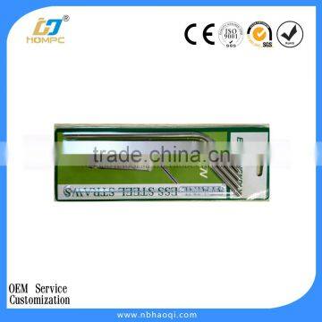 Hot Sale Eco-friendly Stainless Steel 304 Bent Drinking Straw photo-4