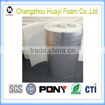 0.5mm EPE foam underlay laminated with silver Aluminum foil