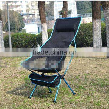 2016 New Outdoor Aluminum Alloy Extended Edition Moon Chair Folding Portable Fishing Chair Director Chair With Pillows photo-4