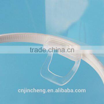 Widely Used in Hotel and Restaurant Smile Antibacterial Transparent Clear Plastic Sanitary Face Mask for Food Service photo-5