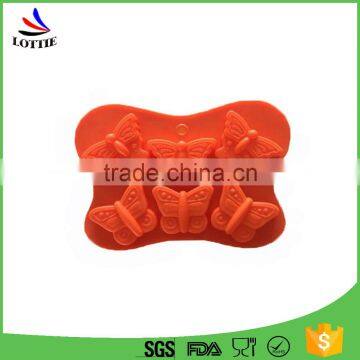China Manufacturers 2016 Butterfly Shaped Silicone Ice Cube Tray photo-3