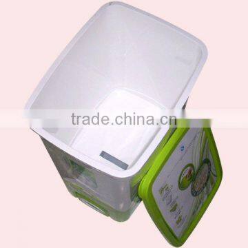 21KG Plastic Rice Storage Container Rice Dispenser photo-3