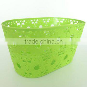 2016 New Type Plastic pp Storage Basket With Sunflower photo-2