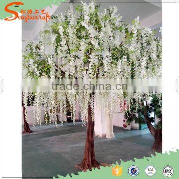 Chinese Factory Direct Supply Artificial Wisteria Tree for Decoration Fiberglass Artificial Tree for Weddings photo-2