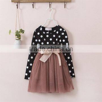 2016 Long-sleeve Frock Baby Girls Dress for Children Kids Toddler Princess Casual Clothing Dresses for Girl Wear Party Clothes photo-4