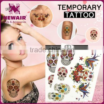 NEWAIR promotional new custom temporary designer body sticker tattoo with non-toxic report