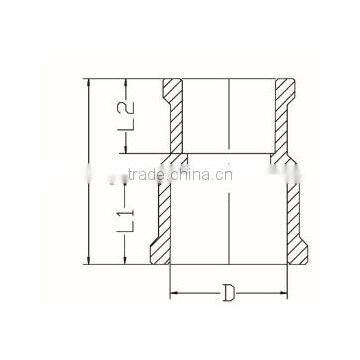 HIGH QUANLITY REDUCING COUPLING OF PVC DIN STANDARD FITTINGS FOR WATER SUPPLY photo-2