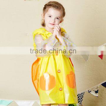 Colorful Cartoon Figure Custom Printed Print Children Waterproof Cheap Rain Ponchos With Sleeves Rain Kids Poncho photo-3