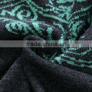 Raidy Boer Men's Wool Sweater Wiht V Neck Fashion Print Knitwear photo-5