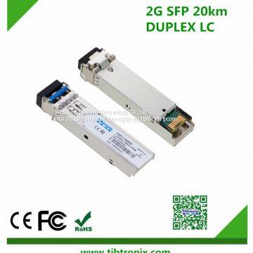 Sfp Single Fiber 2.5Gb/S 20Km Lc Bidi Sfp Transceiver (Multi-Rate) Hot Pluggable, Single Lc, +3.3V, 1310Nm Tx/1490Nm Rx,