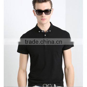 2016 Handsome Young Man Basic Blank Tshirt no Label pk Polo T-shirt photo-4
