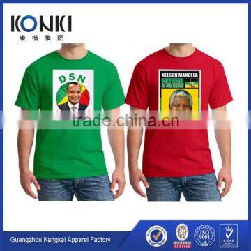 Cheapest Election Campaign Promotional t Shrit 100% Polyester O-neck t Shirts photo-2