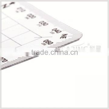 Navigational Grid Protractor - Square Nautical Protractor / Flexible Plastic Protractor Plotter ( 1 mm ) # KPP-5 photo-6