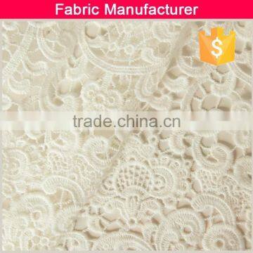 2015 Cicheng Hotsale Fashion Embroidery Elegant High End Lace Fabricfor Wedding Dresses