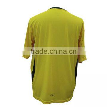 Top Quality Polyester Fabric Black and Yellow Jersey photo-2